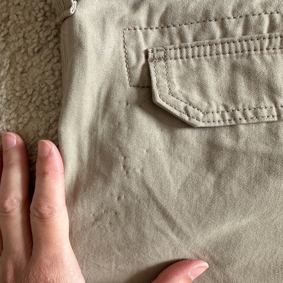 Lee Dungaree Men's Cargo Shorts Belted Pockets Flat Front Tan Size 44 - Picture 12 of 12